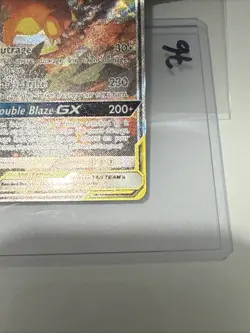 Pokemon TCG Reshiram & Charizard GX SM201 Black Star Promo Full Art Holo NM - Image 4