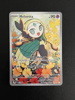 Pokemon TCG Meloetta MEP 026 Black Star Promo Mega Evolution - Image 1