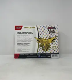 Pokemon TCG Scarlet & Violet 151 Factory Sealed Zapdos Ex Collection Box - Image 3