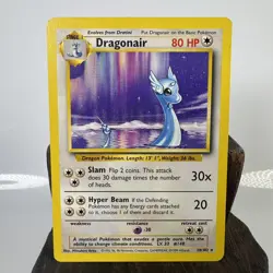Pokemon Cards Dragonair 18/102 UNLIMITED Base Set Rare LP - Image 1