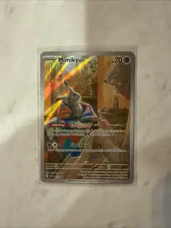 Mimikyu 075 Scarlet & Violet Black Star Promo Holo Pokemon TCG - Image 1