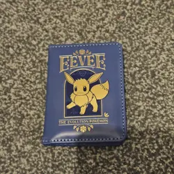 Pokemon Natural History Museum Eevee evolutions Travel Pass Holder Card Wallet - Image 1