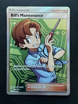 Pokemon Bill's Maintenance (Full Art) 162/168 Celestial Storm Holo (NM) - Image 1