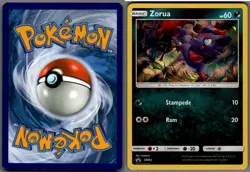 2017 Pokemon, Sun & Moon Promos, #SM83 Zorua, Holo Black Star Promo - Image 1