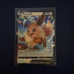 POKEMON TCG Eevee V 108/159 Crown Zenith Holo - Image 1