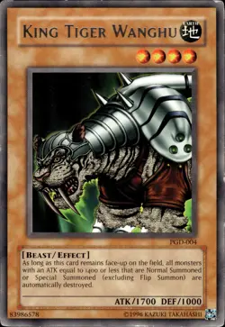 King Tiger Wanghu - Rare PGD-004 - MP - YuGiOh - Image 1