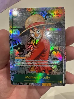 One Piece CCG Monkey.D.Luffy Op13-118 Manga English Sec Proxy Custom Card - Image 1