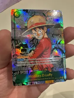 One Piece CCG Monkey.D.Luffy Op13-118 Manga English Sec Proxy Custom Card - Image 2