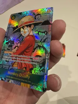 One Piece CCG Monkey.D.Luffy Op13-118 Manga English Sec Proxy Custom Card - Image 5