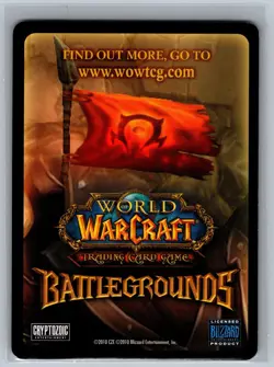 World of Warcraft TCG 2010 Large Prismatic Shard Crafting Materials Recipe Card - Image 2