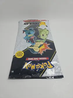 Pokemon Train On First Partner Pack 3 Oversize Cards & 2 TCG PKS 25th Anv New!!! - Image 2