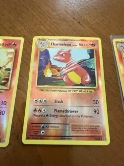 Pokemon 2016 Evolutions Charizard Charmander Charmeleon Holo Card Lot - 3 Cards - Image 3