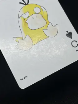 Psyduck Pokemon Trump Playing Card Silver Lugia Back Nintendo Japanese - Image 4