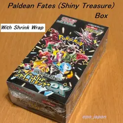 Pokemon Card Paldean Fates (Shiny Treasure) ex SV4a Box Japanese With Shrink - Image 1