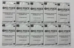 10 Pack Lot of One Piece Card Game Paramount War OP-2 Pre-Release Event Pack - Image 1