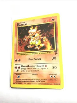 MAGMAR - 51/130 - Base Set 2 - Pokemon Card - LP - Image 1