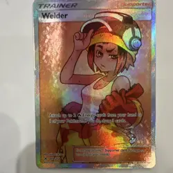 Pokemon Welder Full Art Ultra Rare Holo Trainer Card SM-Unbroken Bonds 214/214 - Image 1