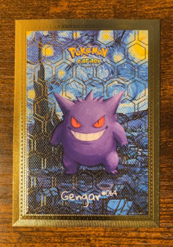 Gengar #094 Gold Holo Safari 2.0 Box Hit Non-TCG Textured Pokemon Card - Image 1