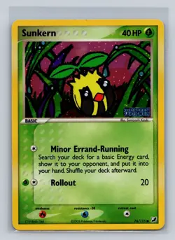 Sunkern 76/115 EX Unseen Forces Stamped Reverse Holo Pokemon Card - Image 1