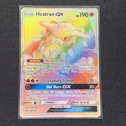 Heatran GX - 238/236 - Unified Minds - Secret Rare - Pokemon Card - LP - Image 1