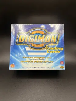 Digimon Trading Cards Upper Deck Animated Series Sealed Box 2000 - Image 1