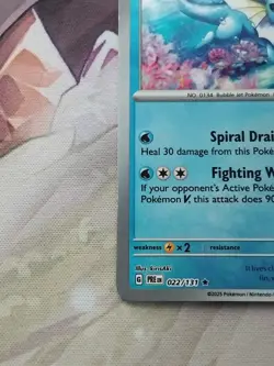 Vaporeon Pokeball | 022/131 Holo Textured Card Rare | Prismatic Evolutions - Image 4