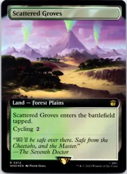 Scattered Groves (Extended Art)(Foil) Universes Beyond: Doctor Who,512 NM - Image 1