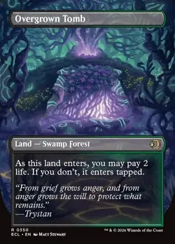 MTG Magic 1 x Steam Vents #350 x 1 - ECL - Borderless - Dual-Sided Eclipsed - Image 1