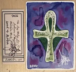 MTG ARTIST PROOF Italian Ankh AP Sketch Amy WEBER Magic - Image 1