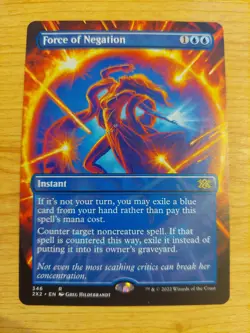Force of Negation (Borderless) - 346 (Double Masters 2022) - Near Mint NM - Image 1