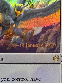 Archon of Sun's Grace FOIL X1 THB MTG Theros Beyond Death Prerelease Promo Stamp - Image 2