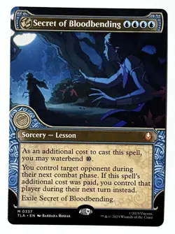Secret of Bloodbending - Showcase Regular - MTG Avatar - TLA 337 - Image 1