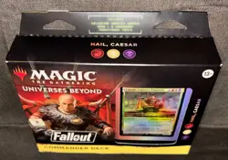 Magic The Gathering FALLOUT Commander Deck {HAIL, CAESAR} Collector Booster Pk - Image 4