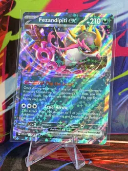 Pokemon Cards Fezandipiti EX 142/217 Ascended Heroes Mint Card - Image 1