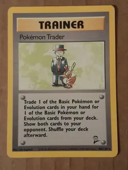 Pokemon Trader 104/130 Base Set 2 LP See Pictures - Image 1