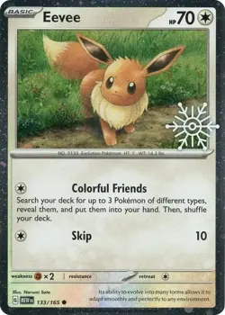 Eevee (Holiday Calendar 2025) - 133/165 - Holo Promo (IN PLASTIC) TCG Pokemon - Image 1