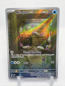 Pokemon Wimpod - Illustration Rare Holo SV04: Paradox Rift 191/182 - Image 1