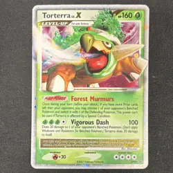 Pokemon Torterra LV.X DP09 Diamond and Pearl Holo Promo Level Up 160HP - Image 1