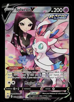 Pokemon Card - Sylveon V Brilliant Stars TG14/TG30 Ultra Rare - Image 1