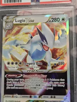 PSA 9 LUGIA VSTAR 139/195 SILVER TEMPEST POKEMON 😍 - Image 2