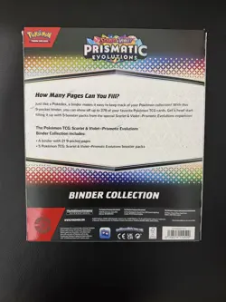 Pokemon TCG Scarlet & Violet Prismatic Evolutions Binder Collection - Sealed - Image 2