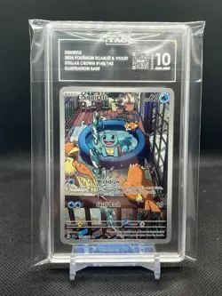 POKEMON TCG STELLAR CROWN SQUIRTLE 148/142 - TAG 10 - Image 1