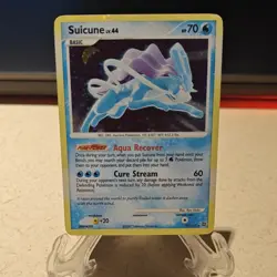 Pokemon Suicune Secret Wonders 19/132 Holo Rare Basic Aqua Recover Card - Image 1