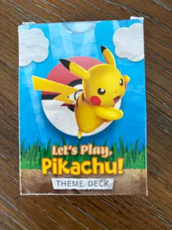 Pokemon TCG Let's Play Pikachu Theme Deck - Used, Open Box, Deck Only - Image 1