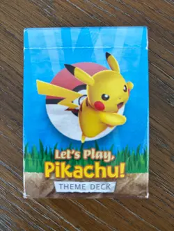 Pokemon TCG Let's Play Pikachu Theme Deck - Used, Open Box, Deck Only - Image 2