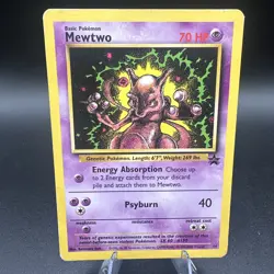 Pokemon Mewtwo WOTC Black Star Promos Series #14 MP Condition - Image 1