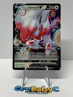 Pokemon Hisuian Zoroark V 146/196 Lost Origin Sword & Shield ULTRA RARE - Image 1