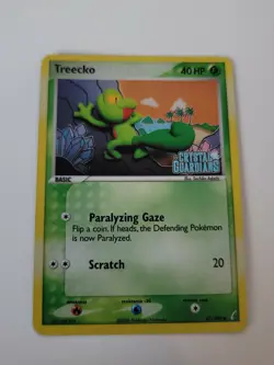 Pokemon TCG Treecko EX Crystal Guardians 67/100 Reverse Holo Common - Image 1