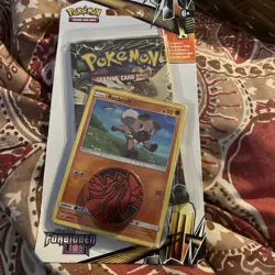 ✅ Pokemon TCG Sun Moon Forbidden Light Booster Pack Blister Rockruff New Sealed - Image 1