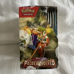 Pokemon TCG Scarlet & Violet Paldea Evolved Half Booster Box, 18 Packs, Sealed - Image 2